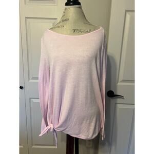 Zero Xposure Women's Platinum Flow Knotted Top Pink Size XL